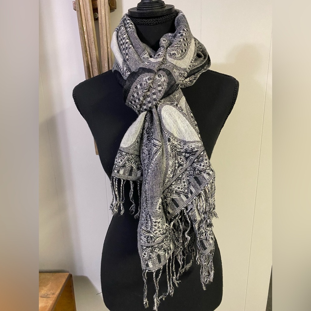 Pashmina Silk Blend Fabric Scarf